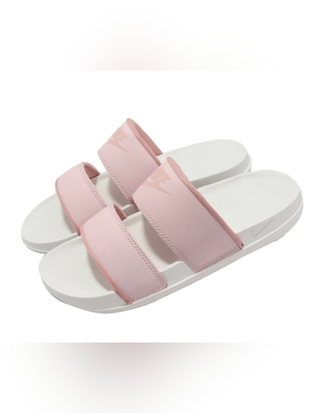 Nike Women's Pink Dual-Strap Slide Sandals - Picture 2 of 7